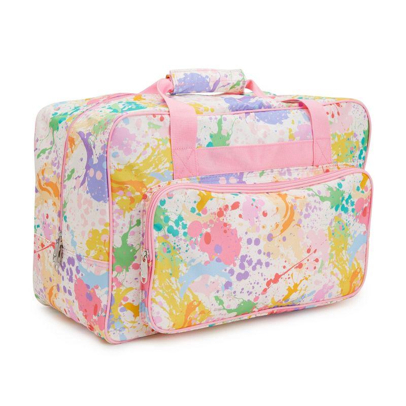 Bright Creations Watercolor Sewing Machine Carrying Case (18.1 x 9.4 x 12.2 In)