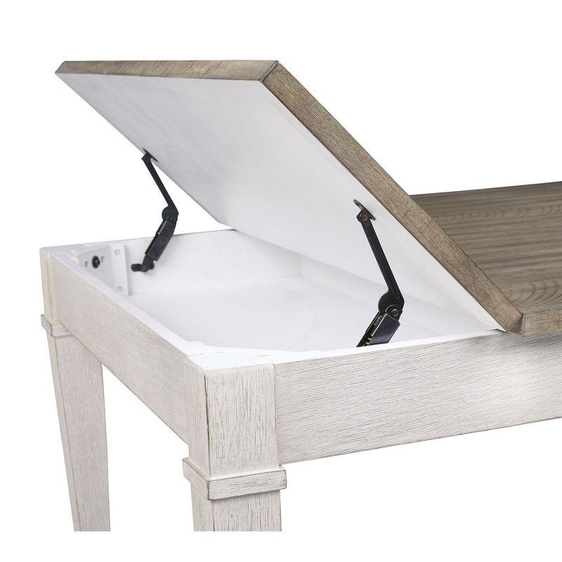 Signature Design by Ashley Casual Skempton Dining Table, White/Light Brown