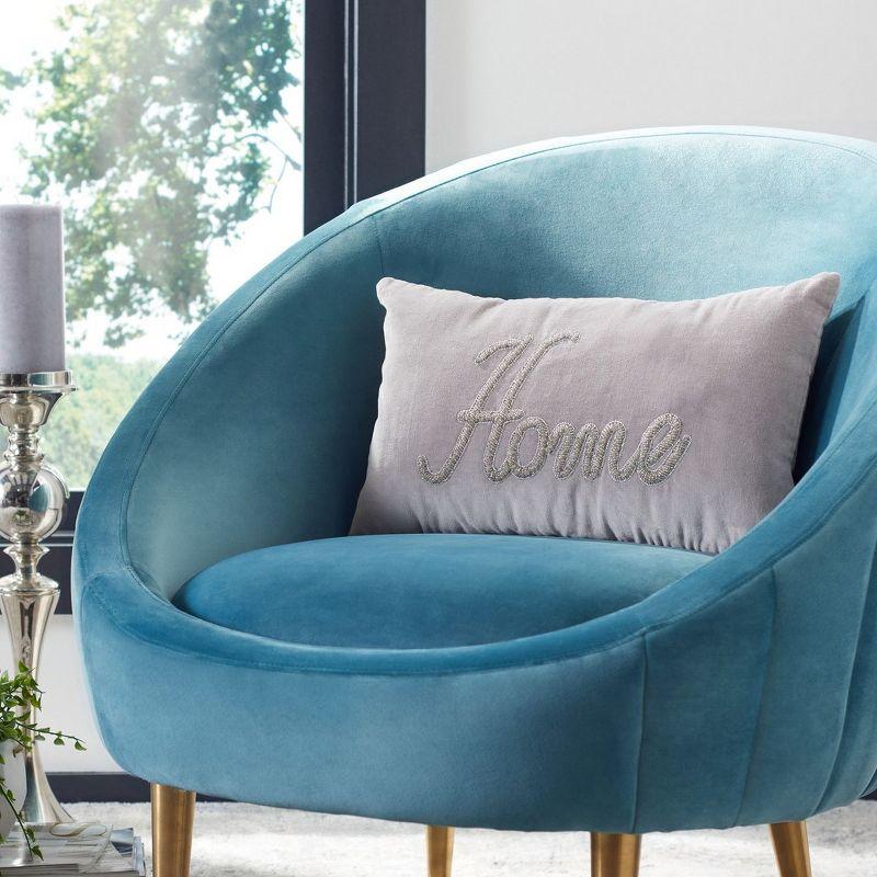 Safavieh Beads Cotton, Velvet Reversible Throw Pillow