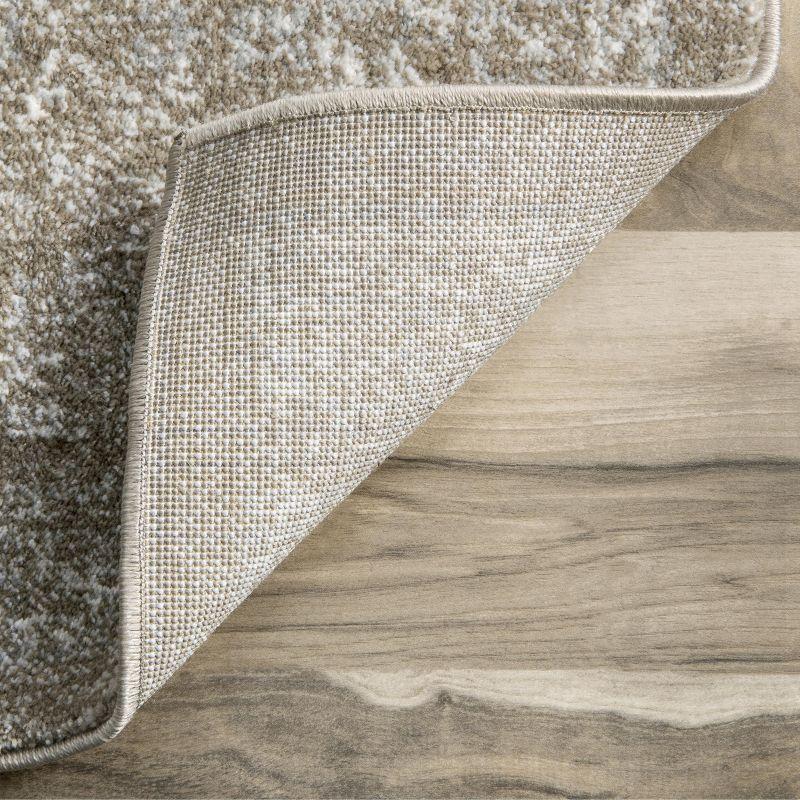 Nuloom Verona Oriental/Persian 5x7 Indoor Area Rug for Living Room Bedroom Dining Room Kitchen, Brown/Off White