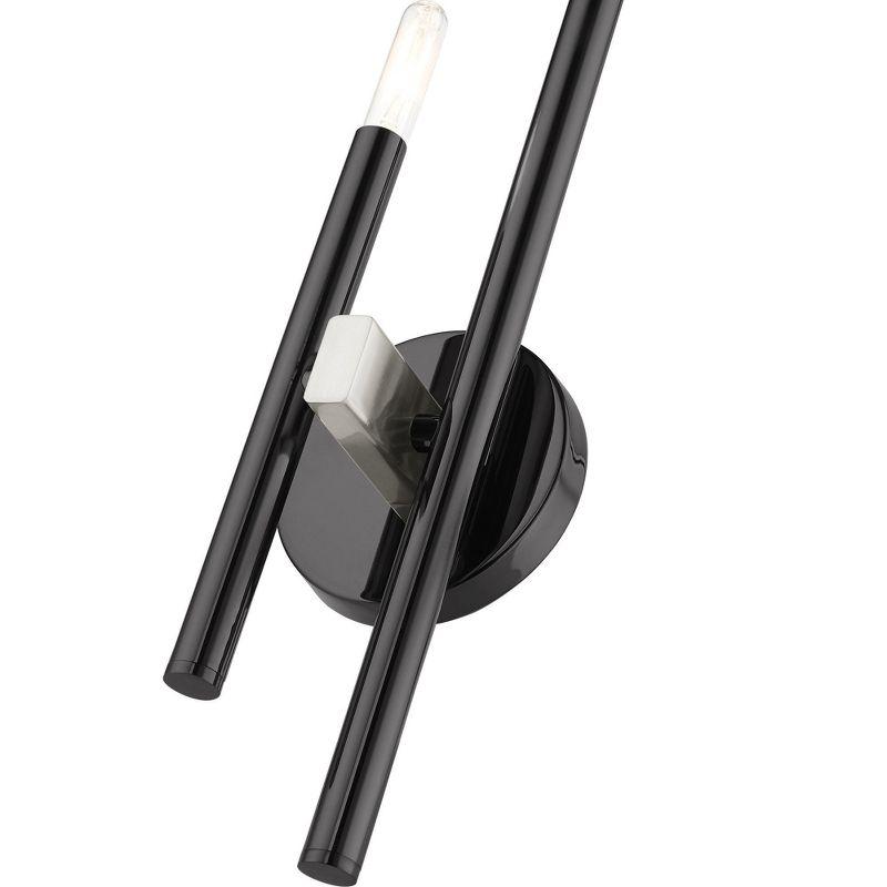 Livex Lighting Denmark 2 - Light Wall Light in  Black Chrome