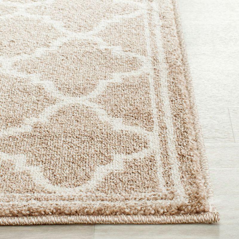 Amherst AMT422 Power Loomed Indoor Runner Rug - Wheat/Beige - 2'3"x7' - Safavieh