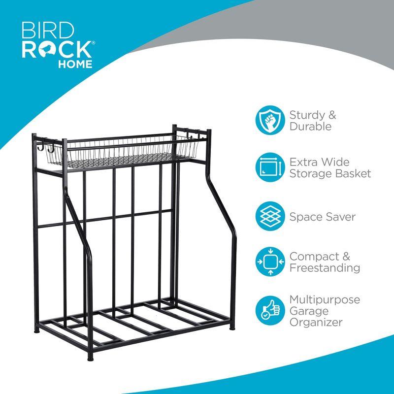 BirdRock Home Metal Freestanding Multi-Use Bike Rack 11275