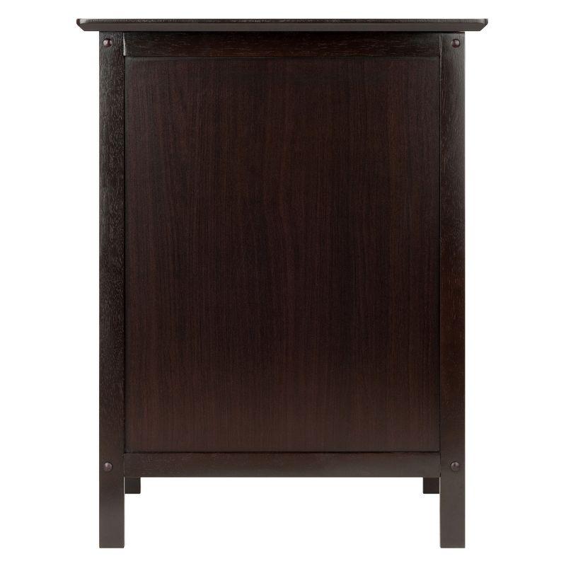Blair Accent Table Coffee Finish - Winsome: End Table, Bedside, Home Office Storage