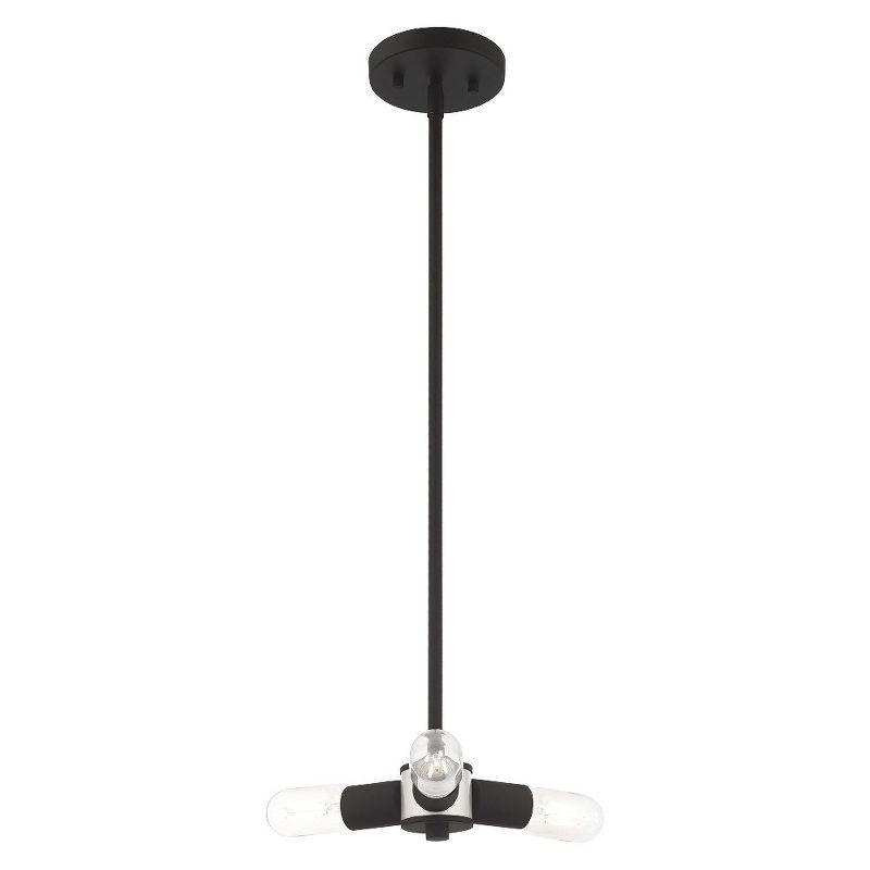 Livex Lighting Copenhagen 3 - Light Chandelier in  Black