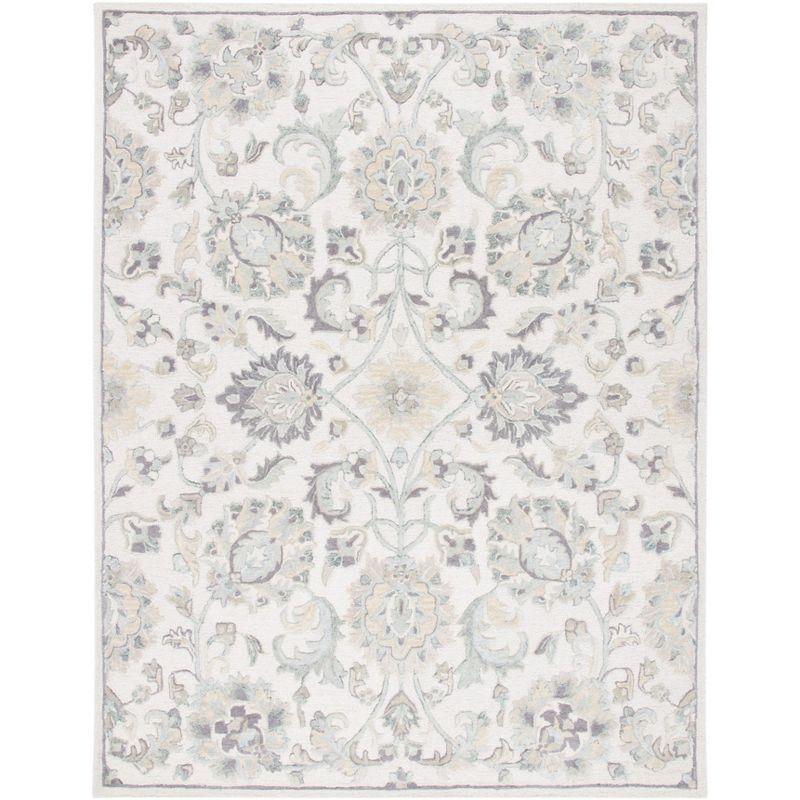 Glamour GLM624 Hand Tufted Indoor Area Rug - Ivory/Grey - 8'x10' - Safavieh