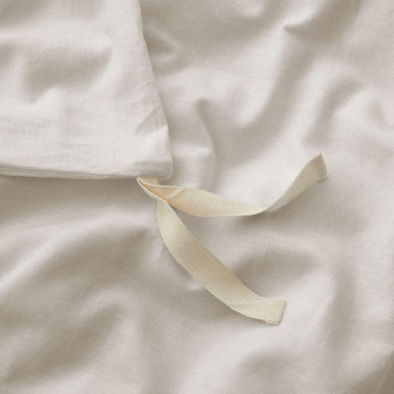 Peace Nest Linen and Cotton Duvet Cover with Pillowcase