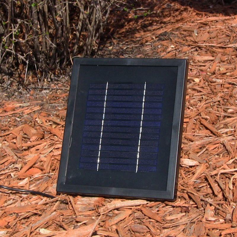 Sunnydaze 26" H Solar-Powered with Battery Pack Polystone Messina Outdoor Wall-Mount Water Fountain, Bronze Finish