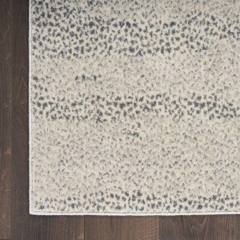 Nourison Elegance Modern Abstract Indoor Rug Beige Grey 7'10" x 10'6"