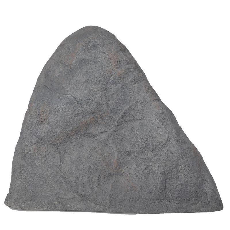 Granite Gray Monument-Shaped Faux Fiberglass Outdoor Rock