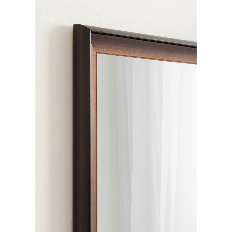 Gotley 20x30 Bronze Rectangular Wall Mirror with Scooped Frame