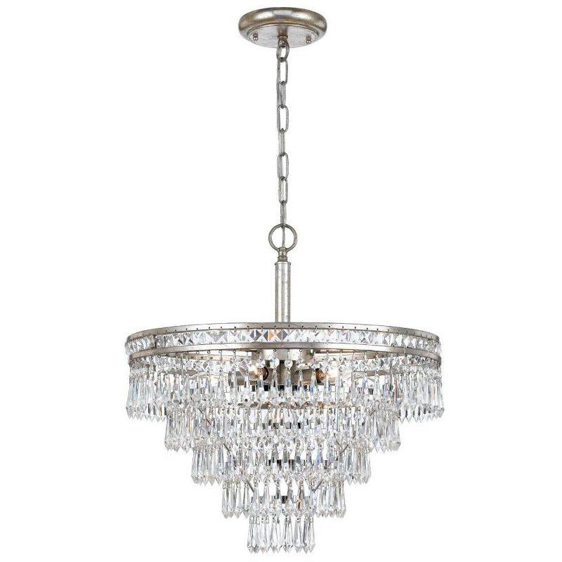 Crystorama Lighting Mercer 7 - Light Chandelier in  Olde Silver