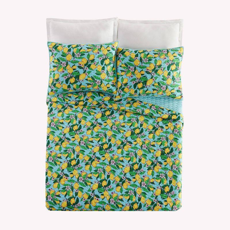 Vera Bradley When Life Gives You Lemons 3 Piece Quilt Set