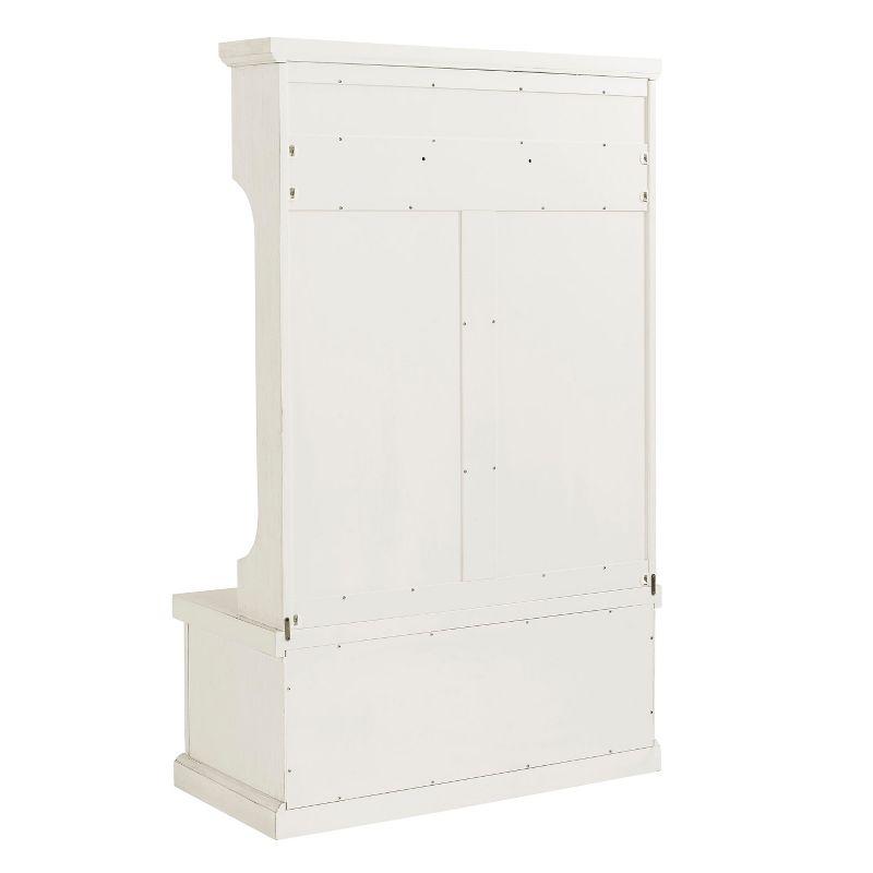Seaside Hall Tree 40'' Wide with Bench and Shoe Storage