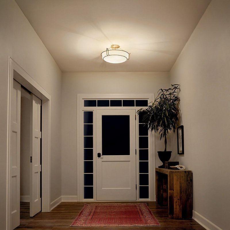 Kichler Lighting Alkire 4 - Light Semi-Flush Mount in  Brushed Nickel