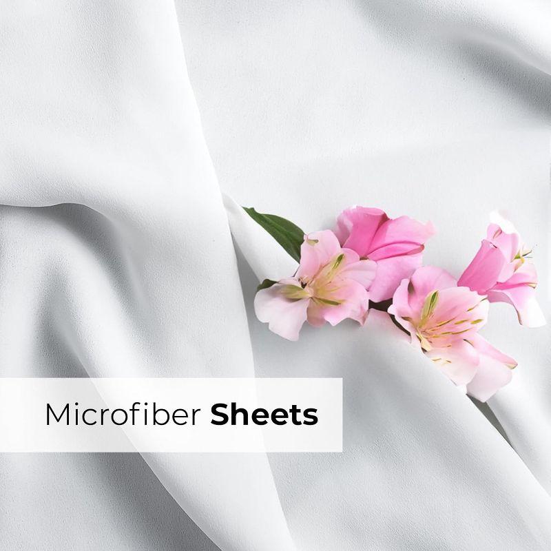 6 Piece Extra Deep Pocket Microfiber Sheet Set - CGK Linens