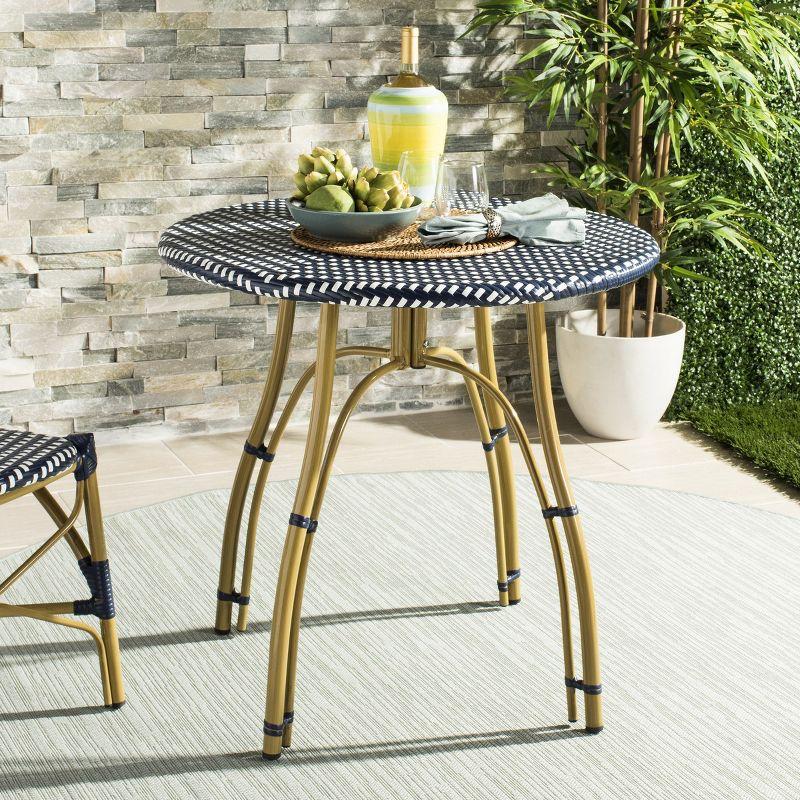 Kylie Rattan Bistro Table  - Safavieh