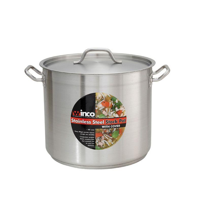 16 Quart Stainless Steel Stock Pot with Cover