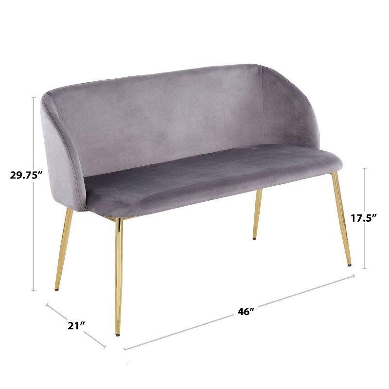 46" Fran Glam Bench - LumiSource