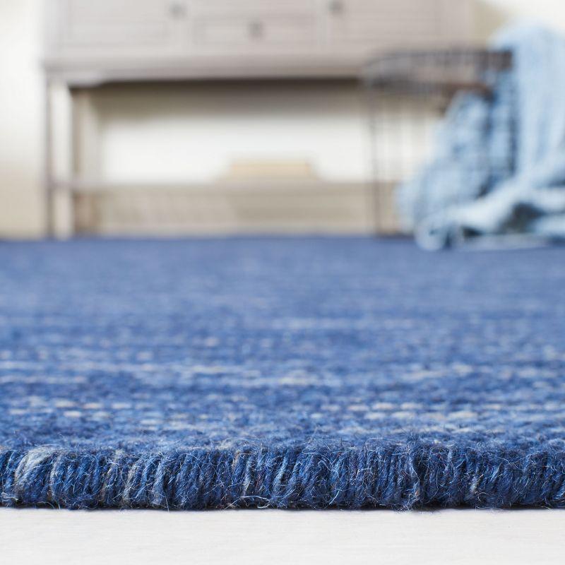 Kilim KLM125 Hand Woven Runner Rug - Navy/Blue - 2'3"x9' - Safavieh