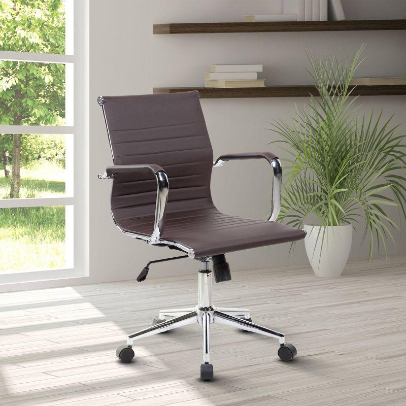 Modern Medium Back Executive Office Chair - Techni Mobili