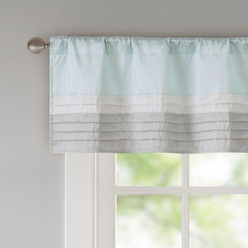 Madison Park Amherst Polyoni Pintuck Window Valance