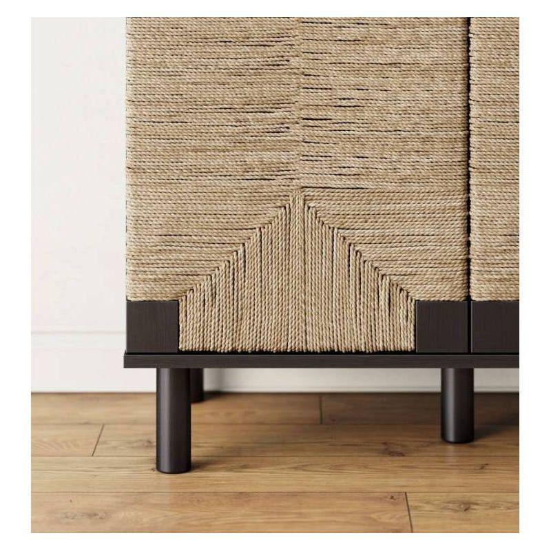 Shellie Solid Wood 2 - Door Accent Cabinet Set or TV Stand