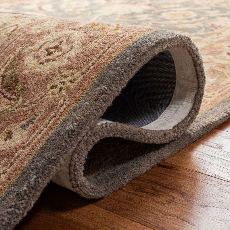 Anatolia AN549 Hand Tufted Indoor Accent Rug - Teal Blue/Taupe - 2'x3' - Safavieh