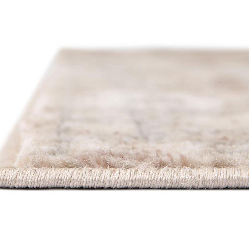 Unique Loom Portland Collection Area Rug - Canby (5' 3" x 8' Rectangle Ivory/Beige)