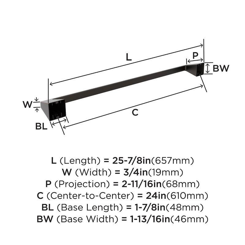 Sure-Loc Hardware Basic Towel Bar BA-TB24 11P