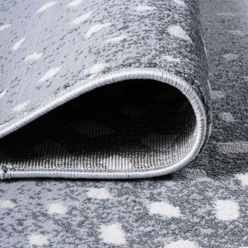 3'x 5' Antelope Modern Animal Area Rug, Light Gray/Cream - JONATHAN Y