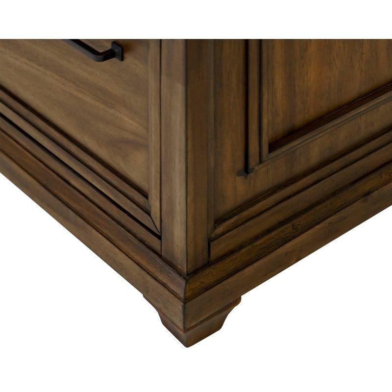 Porter Traditional Wood Lateral File Brown - Martin Furniture: 2-Drawer, No Assembly, 34"W x 22"D x 30"H