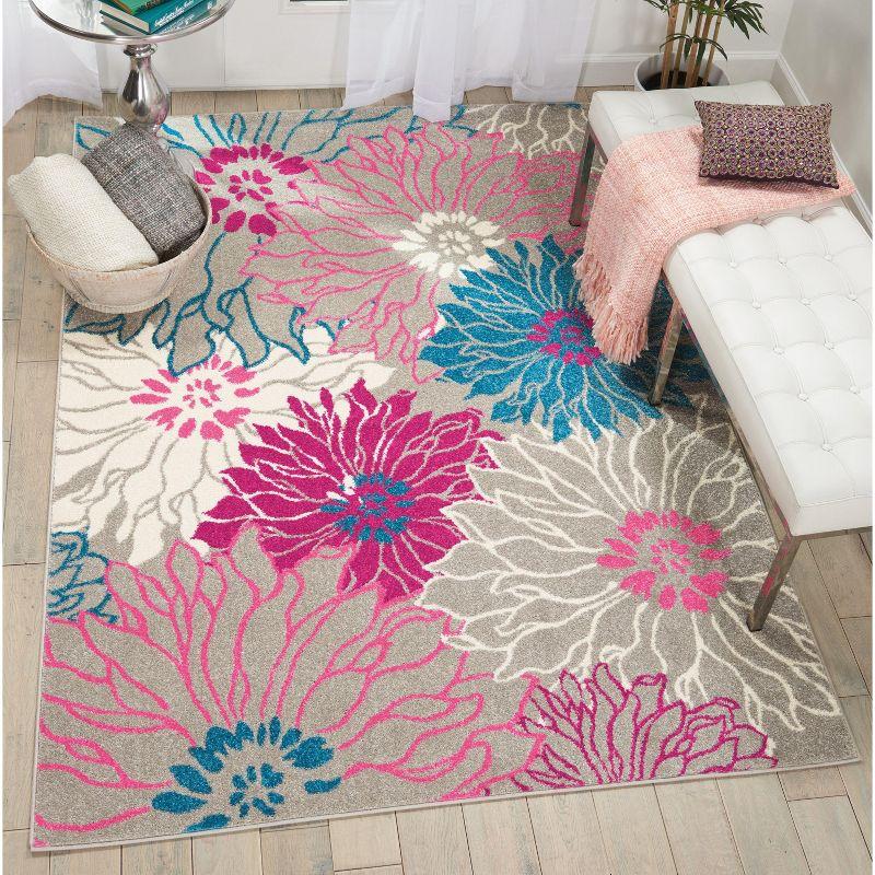 Nourison Passion Bohemian Transitional Floral Indoor Area Rug