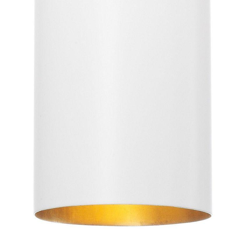 Crystorama Lighting Alston 1 - Light Chandelier in  Matte White/Antique Gold