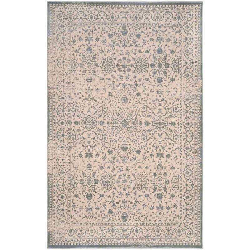 Brilliance BRL504 Power Loomed Indoor Area Rug - Cream/Sage - 5'1"x7'6" - Safavieh
