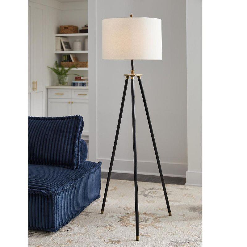 Signature Design by Ashley Cashner Floor Lamp, Black & Gold Finish