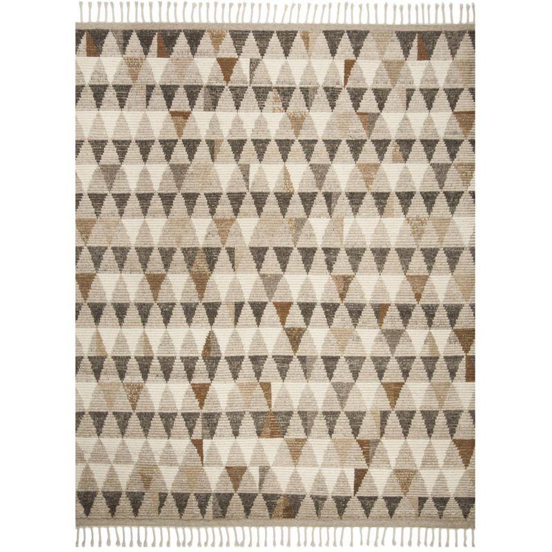 Kenya KNY120 Hand Knotted Area Rug - Ivory/Multi - 9'x12' - Safavieh