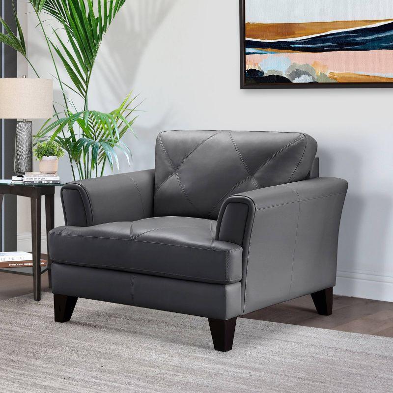 Savannah Leather Chair - Abbyson Living