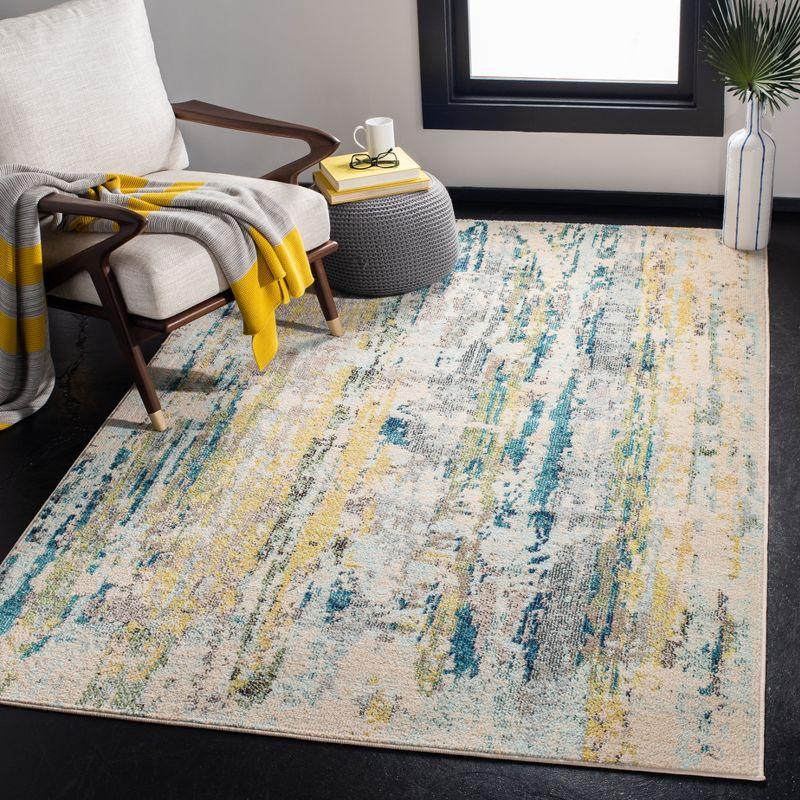 Madison MAD260 Power Loomed Area Rug - Beige/Olive - 5'3"x7'6" - Safavieh.