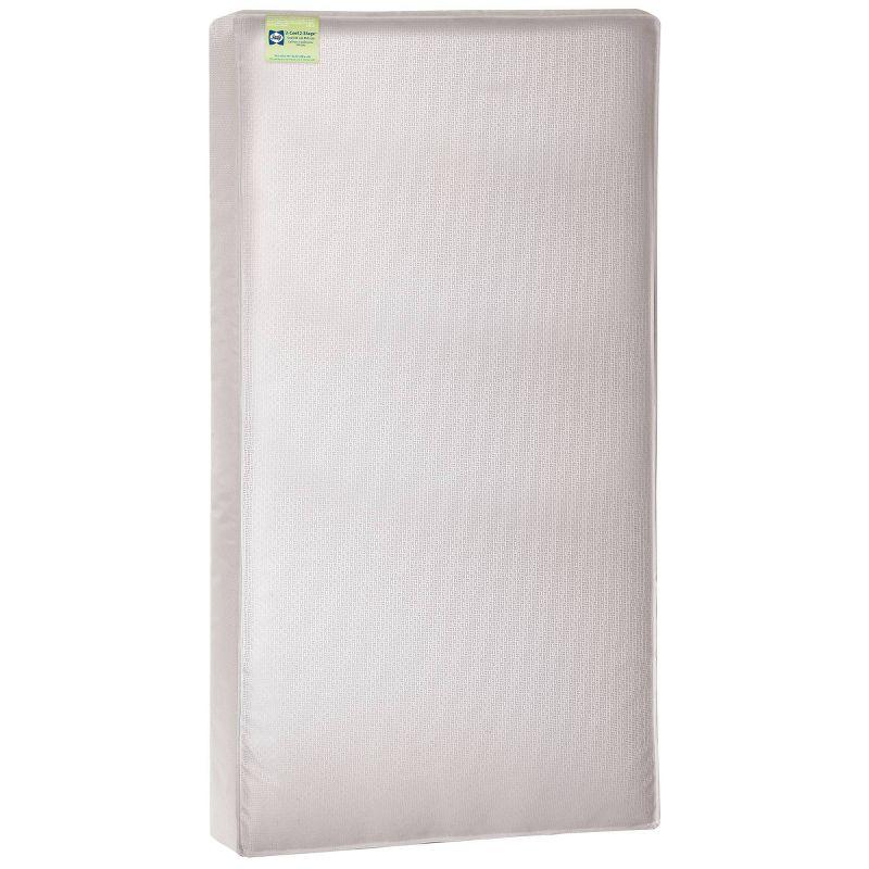 Sealy Baby OptiCool 2-Stage Premium Waterproof Baby Crib Mattress & Toddler Bed Mattress, GREENGUARD Gold Certified, 52" x 28"