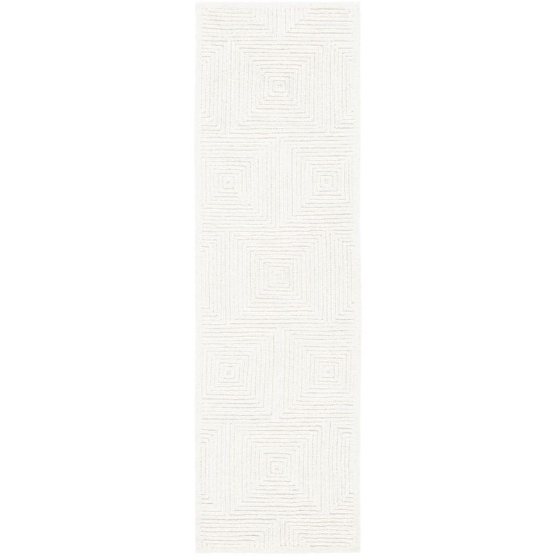 Textural TXT102 Hand Tufted Indoor Runner Rug - Ivory - 2'3"x10' - Safavieh