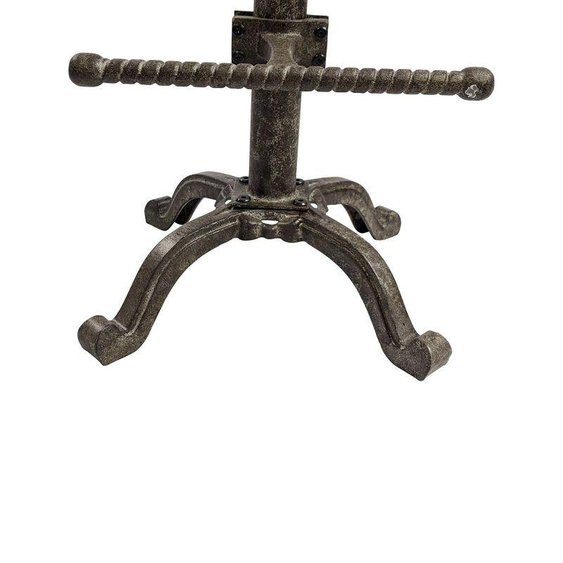 Carolina Living 24" Ryder Swivel Adjustable Counter Height Barstool: Ergonomic, No Upholstery