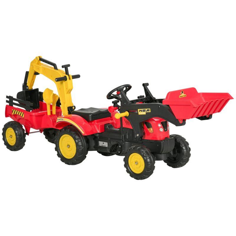 Aosom 1 Seater Tractors / Construction Pedal Ride On