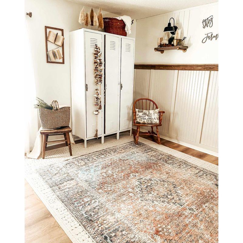 Hauteloom Rectangle Area Rug   Light Blue