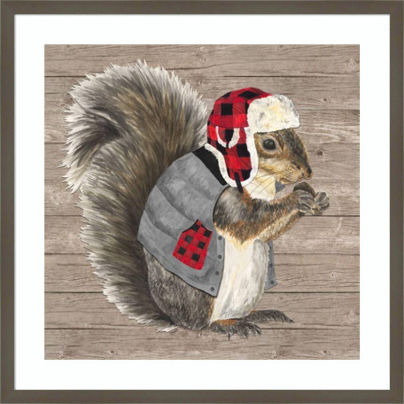 Amanti Art Warm in the Wilderness Squirrel by Tara Reed Framed Wall Art Print