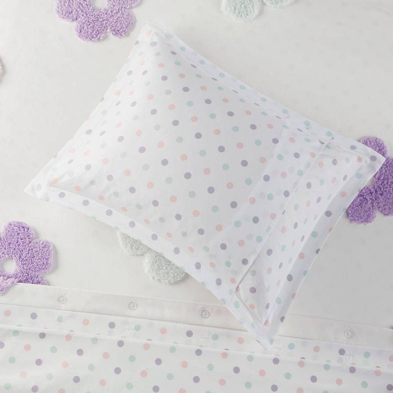 Gracie Floral Reversible Tufted Chenille Duvet Cover Set