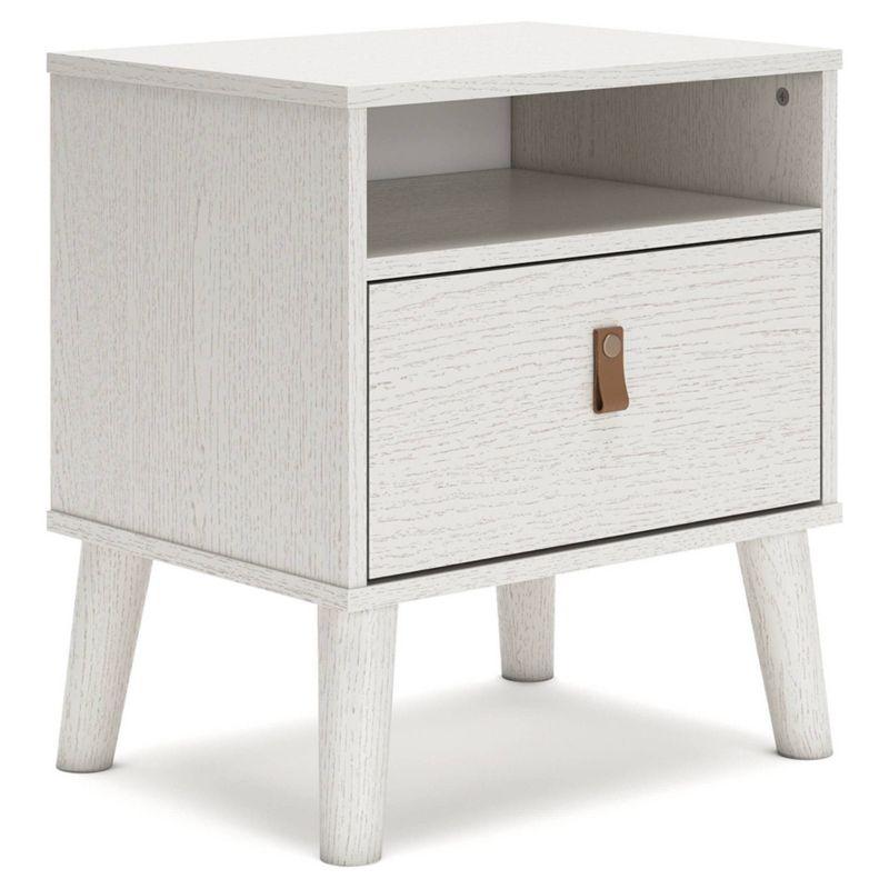 Vedant One Drawer Wood Nightstand