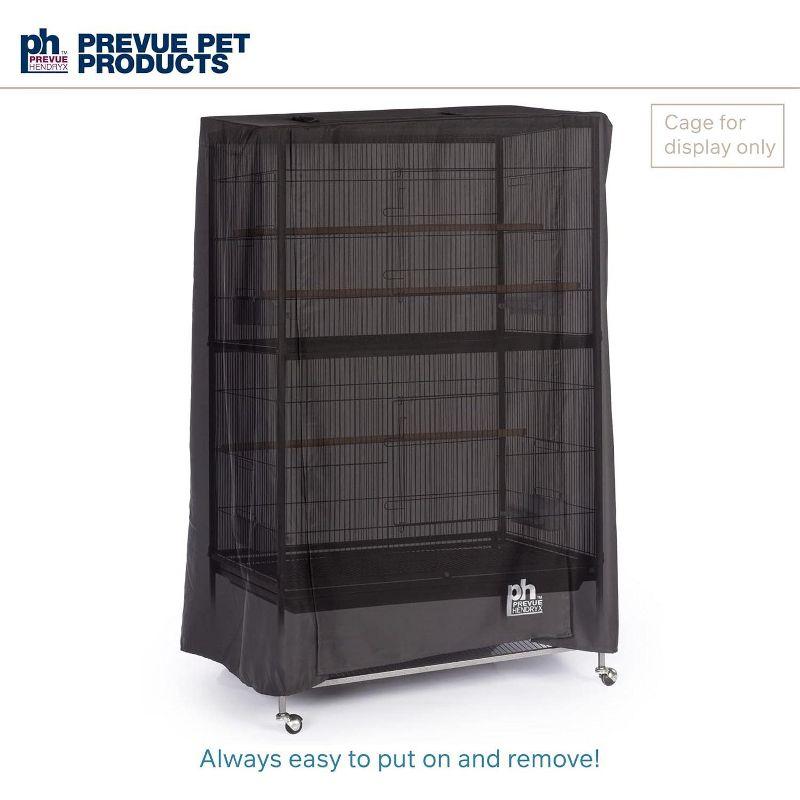 Prevue Hendryx Pet Products Good Night Bird Cage Cover, Large, Black