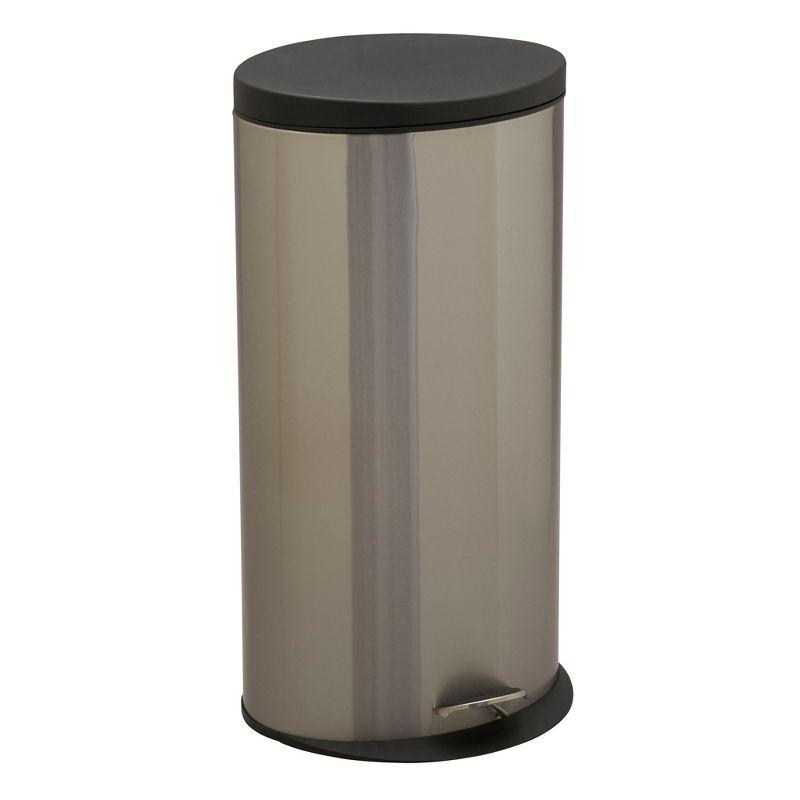 Savannah 30L Brushed Stainless Steel Step Trash Can