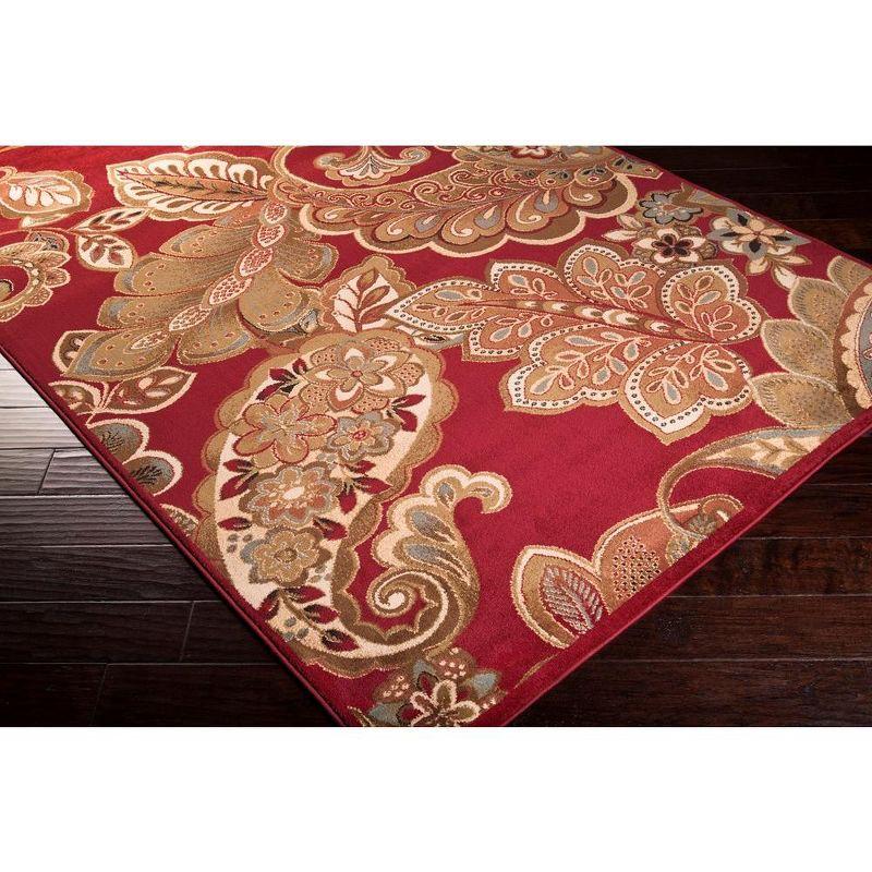 Mark & Day Gariel Woven Indoor Area Rugs Dark Red